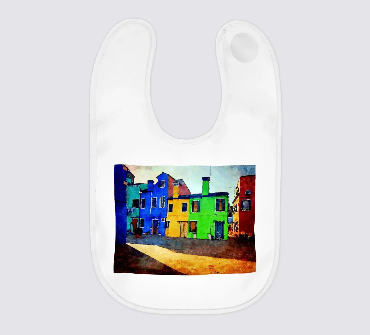 Burano Babylätzchen von Massimo Frascogna