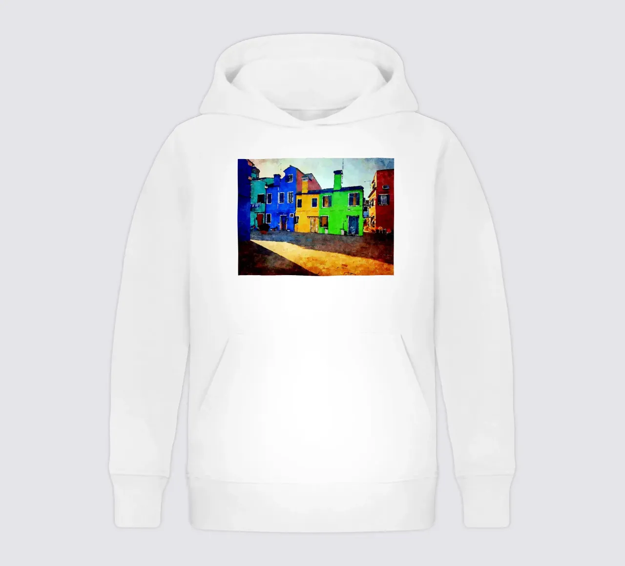 Burano felpa bambino con cappuccio da Massimo Frascogna