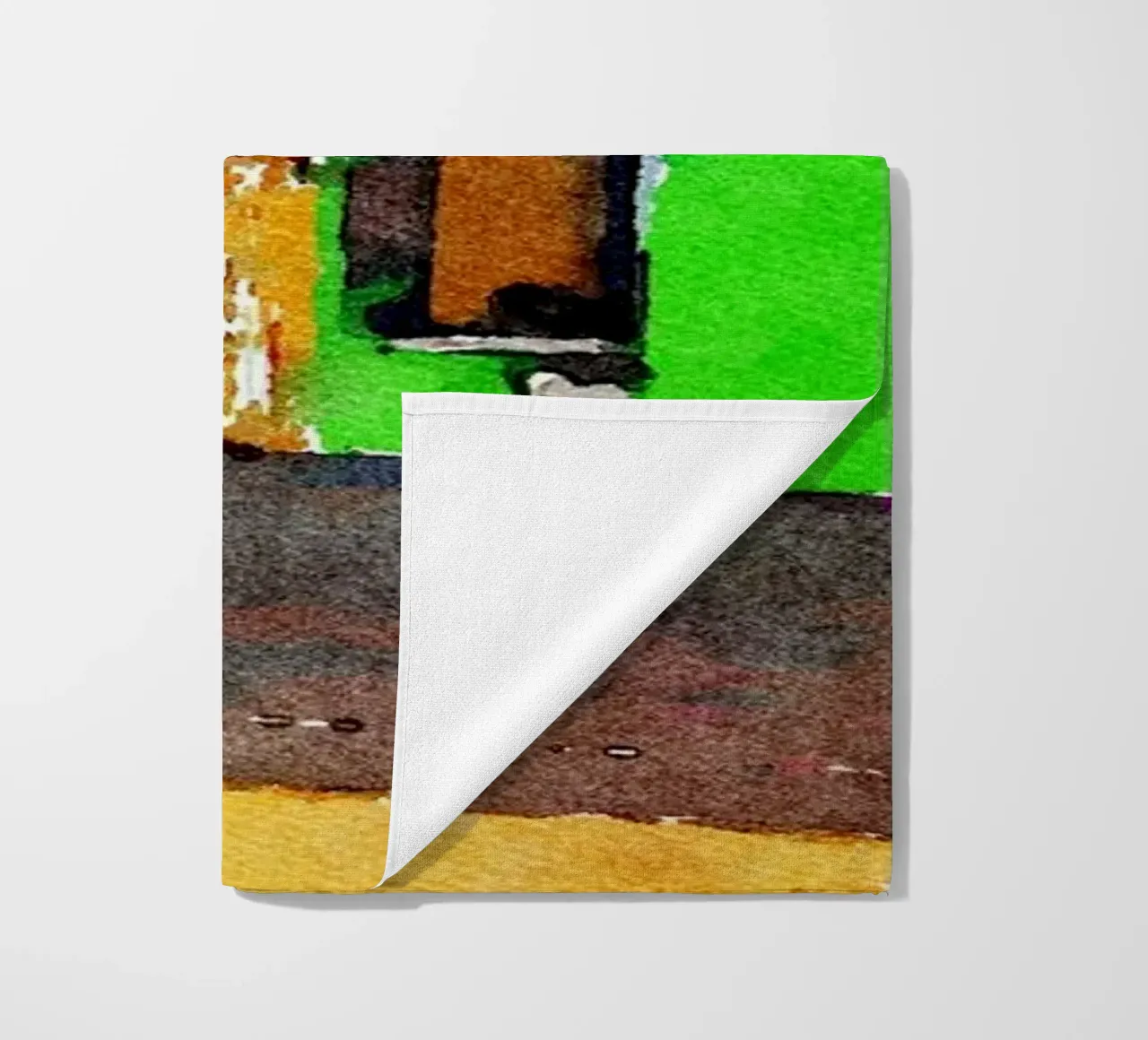 Burano beach towel by Massimo Frascogna