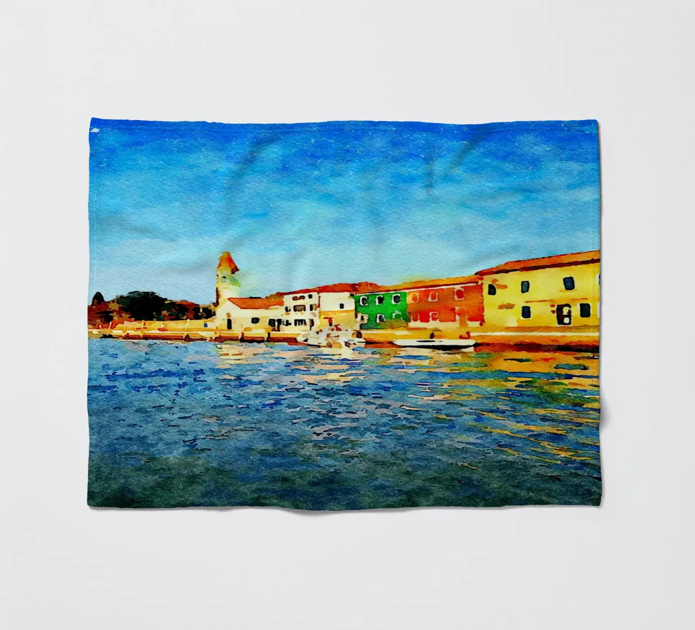 Venice Fleecedecke von Massimo Frascogna