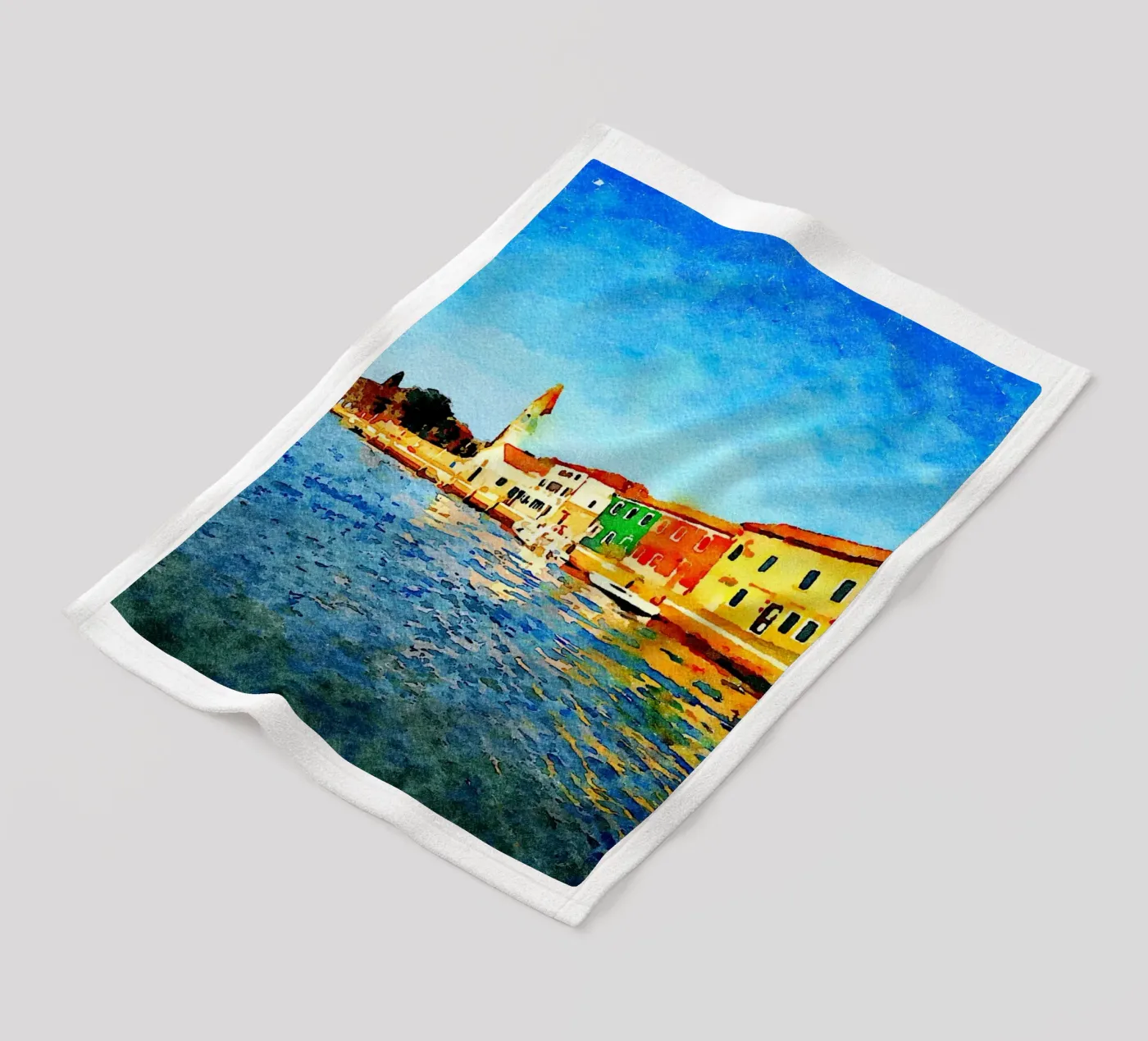 Venice Fleecedecke von Massimo Frascogna