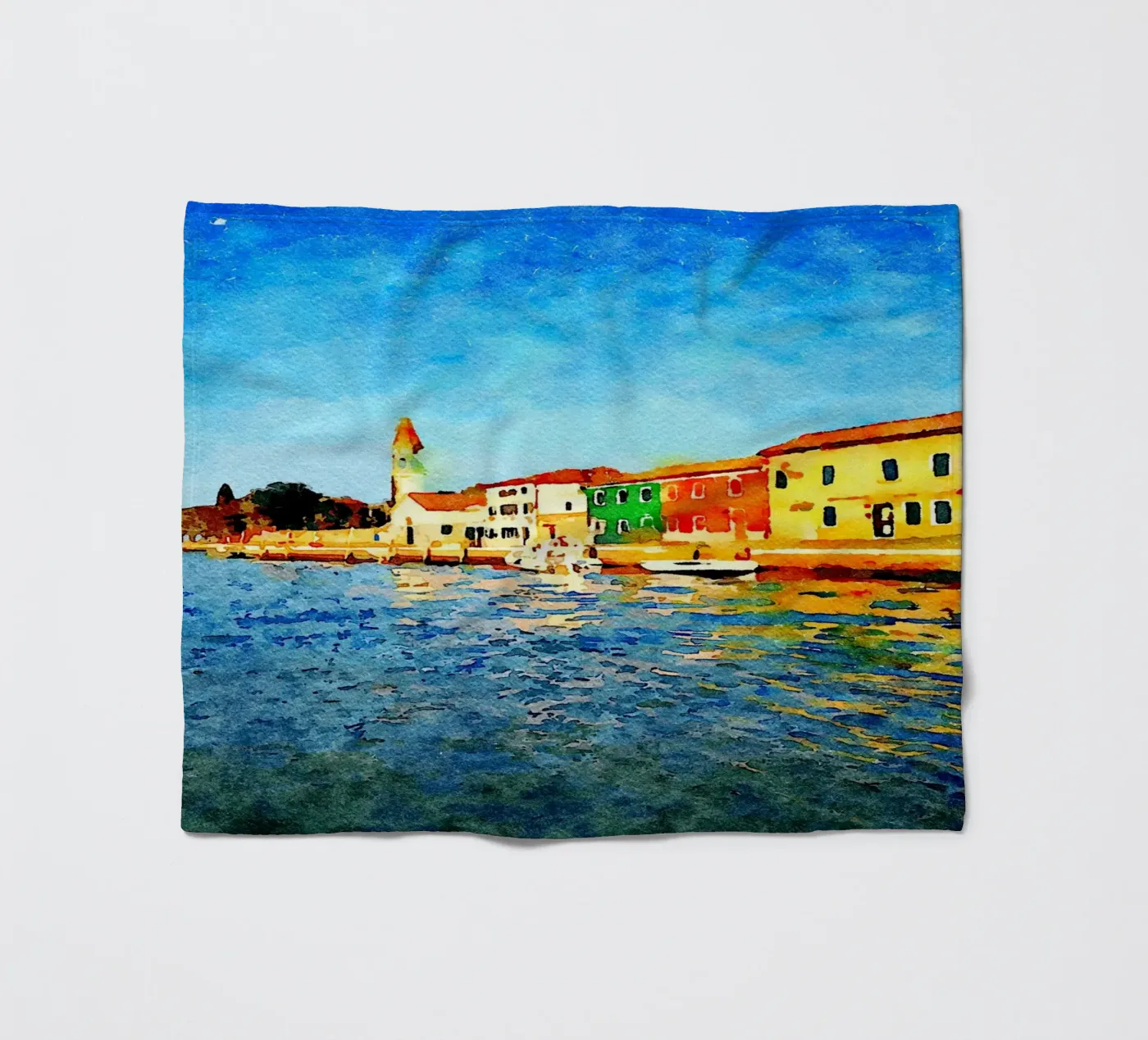 Venice Fleecedecke von Massimo Frascogna