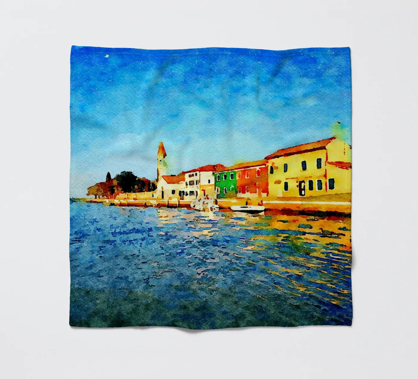 Venice Fleecedecke von Massimo Frascogna