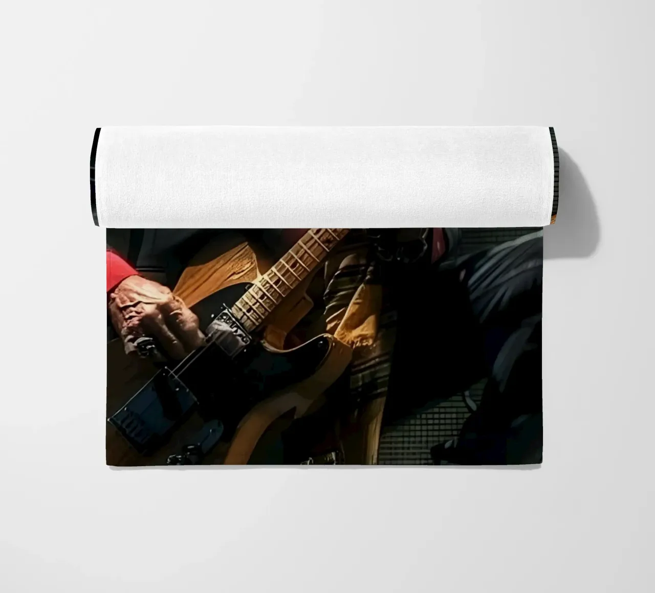 Keith Richards telo mare da Low poly art