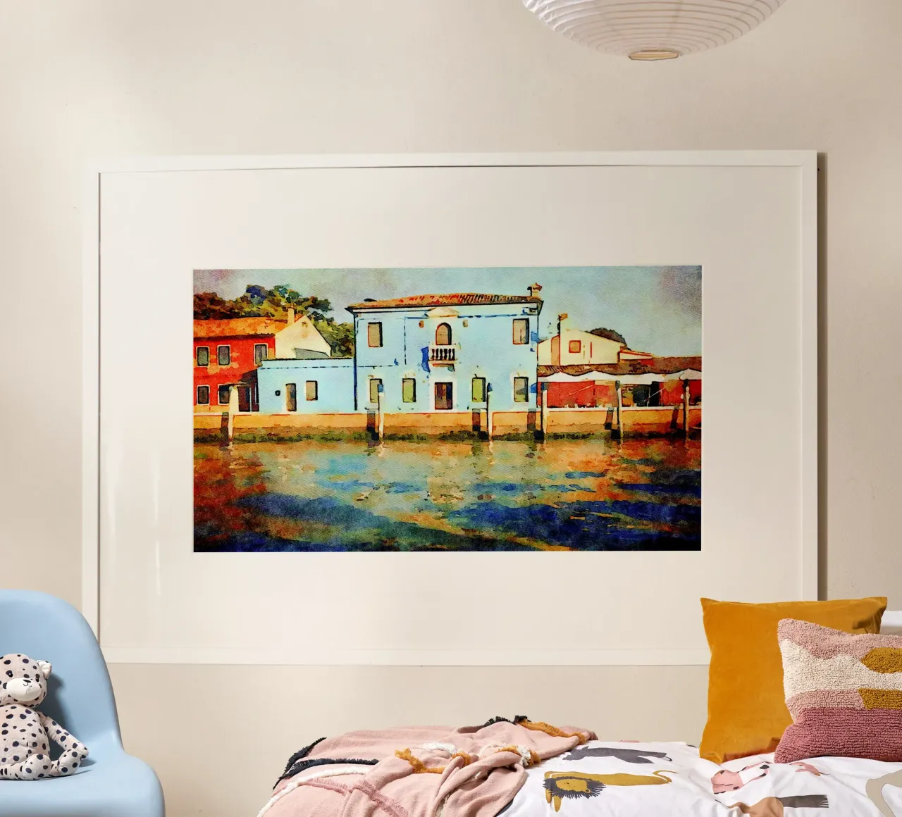 Venezia poster con telaio in plastica da Massimo Frascogna