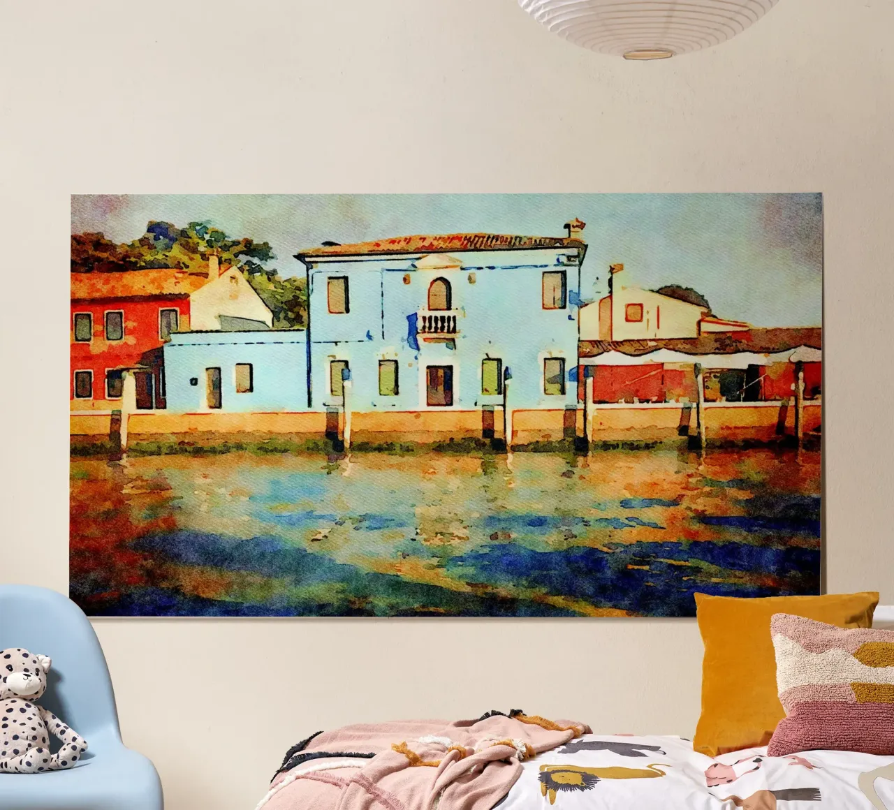 Venezia poster con telaio in plastica da Massimo Frascogna