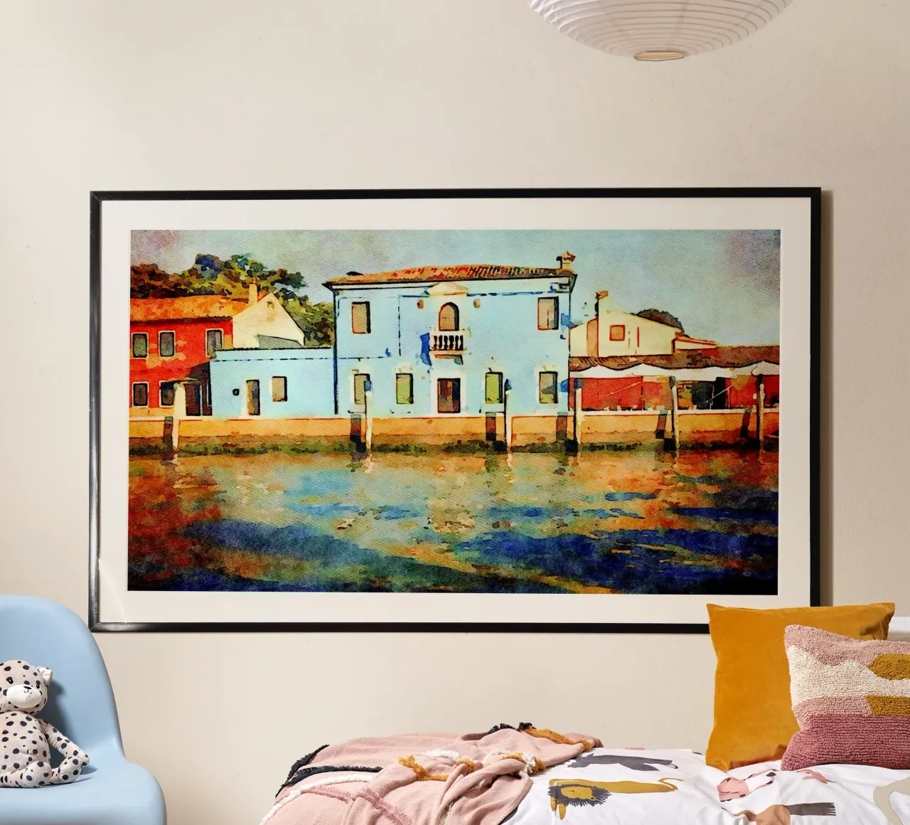 Venezia poster con telaio in plastica da Massimo Frascogna