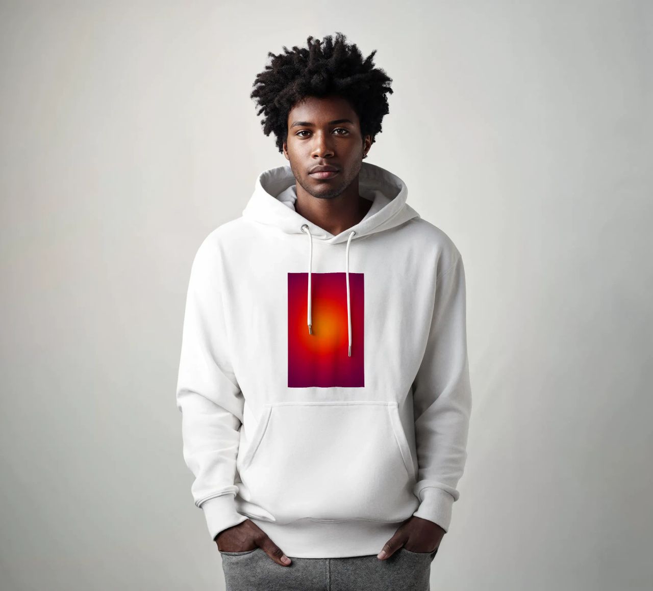 Glow Forms - Lava Pulse felpa con cappuccio da SMPLE