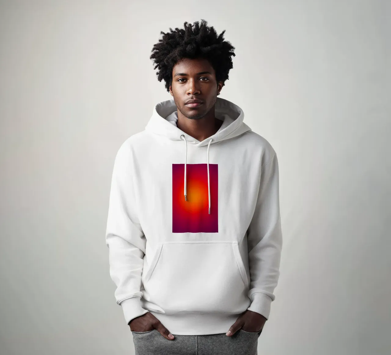 Glow Forms - Lava Pulse felpa con cappuccio da SMPLE