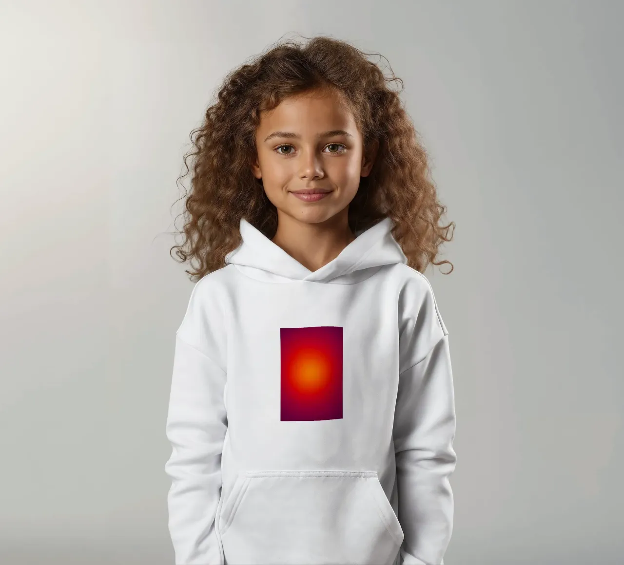 Glow Forms - Lava Pulse felpa bambino con cappuccio da SMPLE