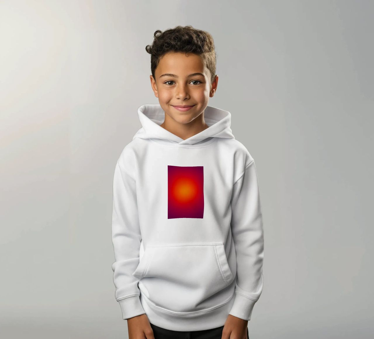 Glow Forms - Lava Pulse felpa bambino con cappuccio da SMPLE