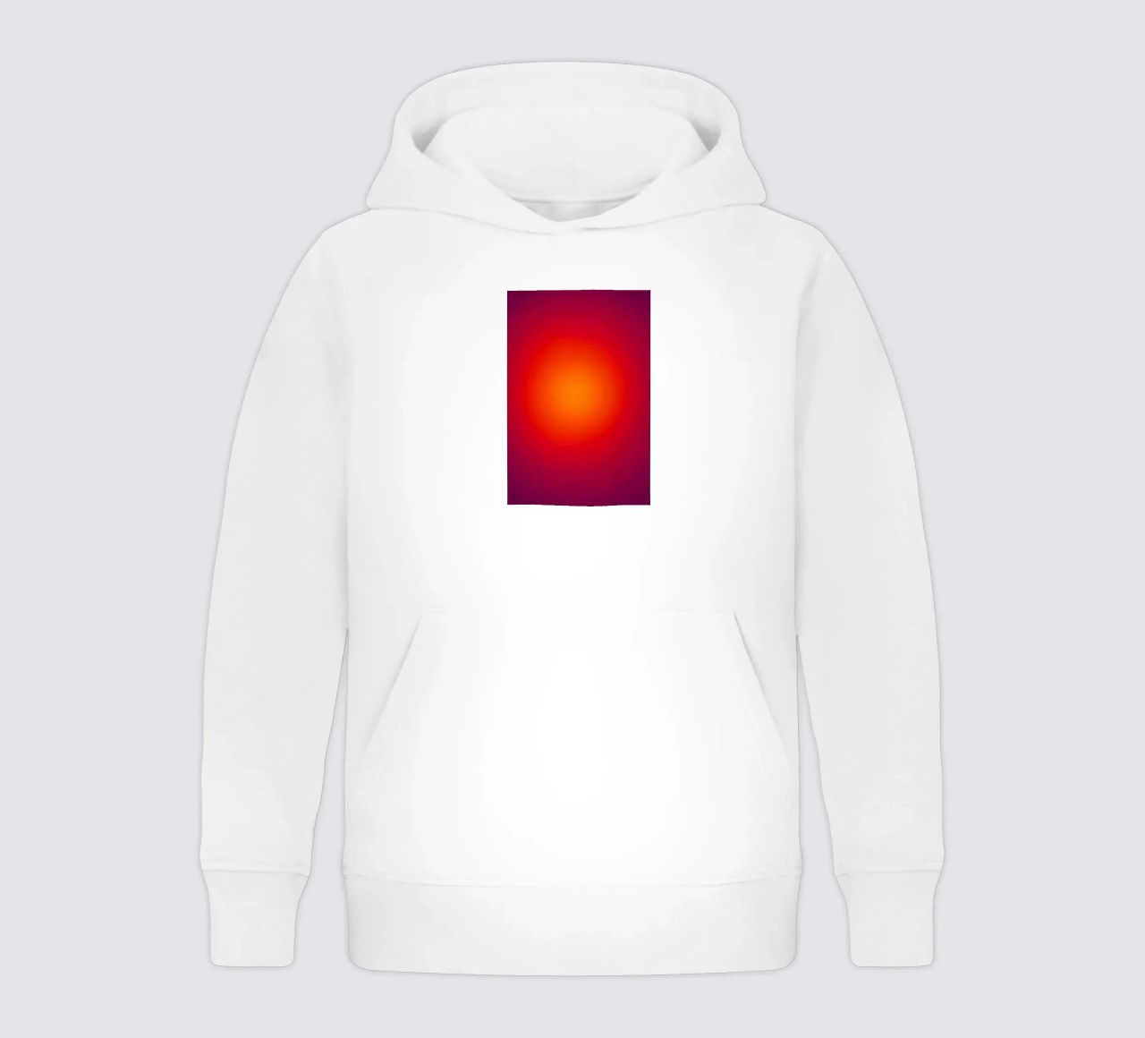 Glow Forms - Lava Pulse felpa bambino con cappuccio da SMPLE
