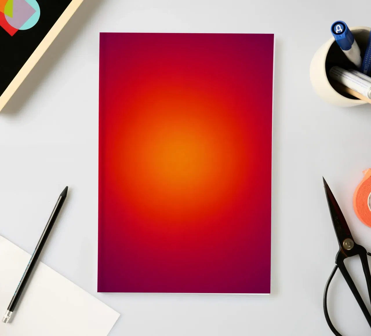 Glow Forms - Lava Pulse notebook by SMPLE