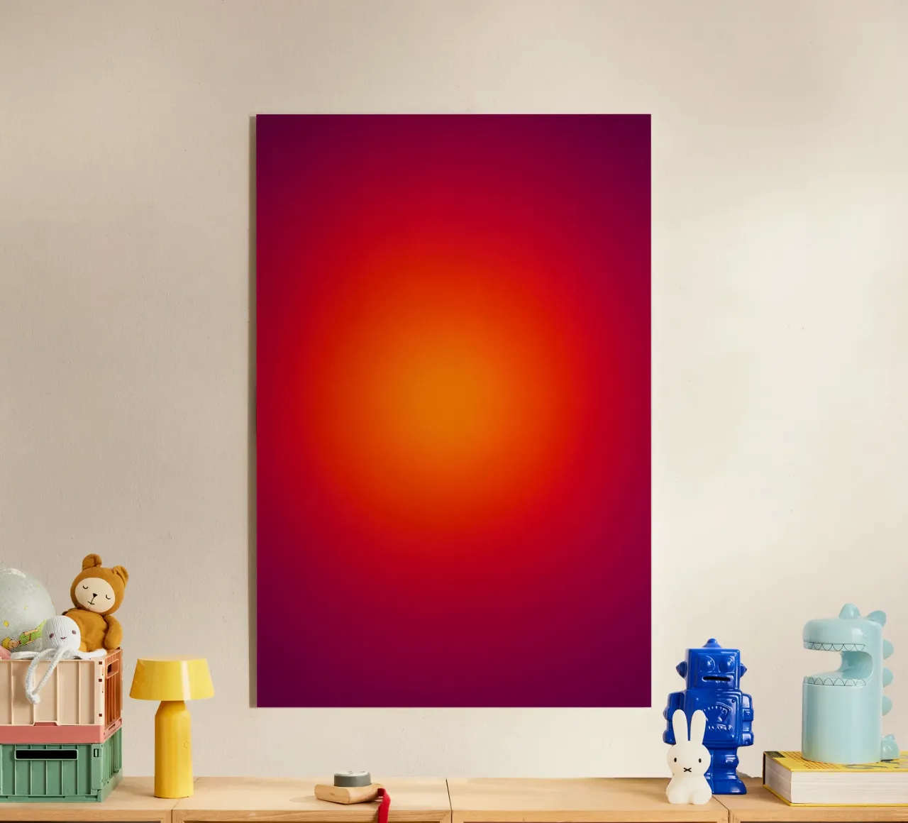 Glow Forms - Lava Pulse Acryl-Glas von SMPLE