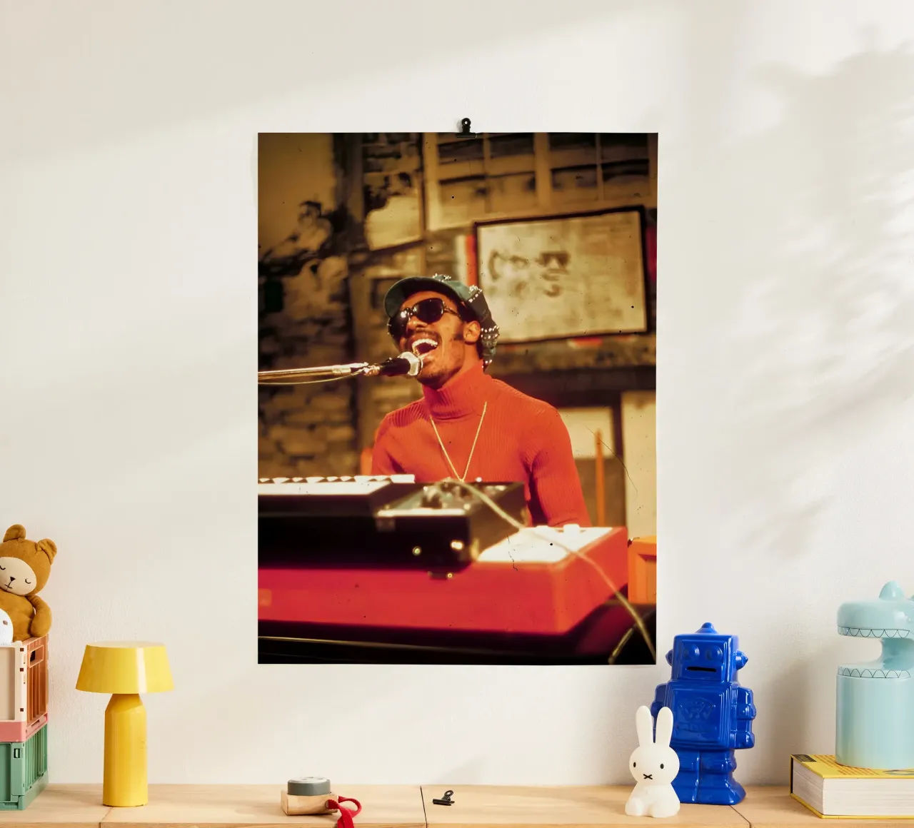 stevie Wonder carta hahnemühle da Low poly art
