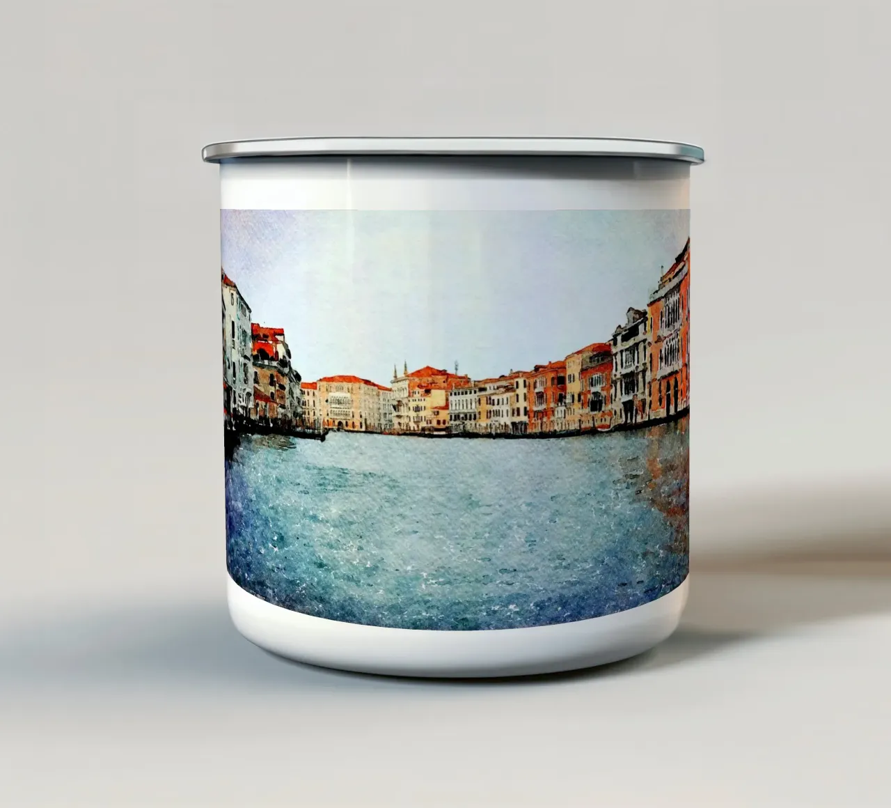 Venezia tazza in smalto da Massimo Frascogna