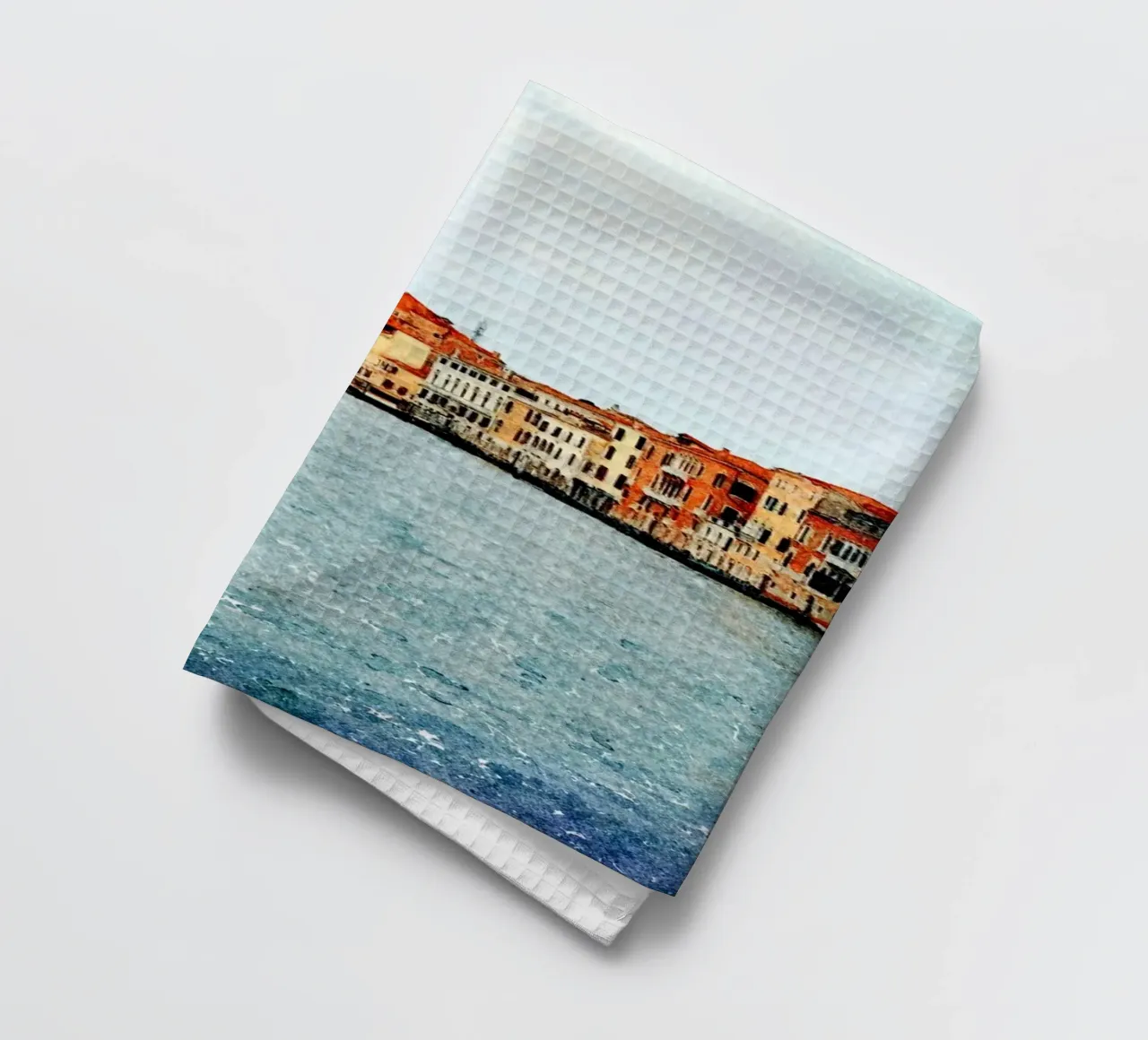 Venice tea towel by Massimo Frascogna