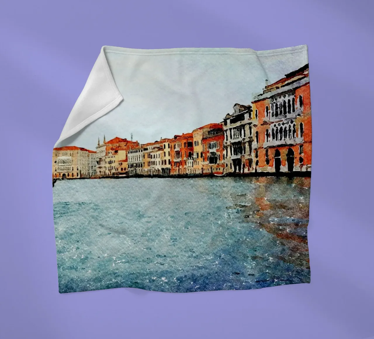 Venezia coperta in pile da Massimo Frascogna
