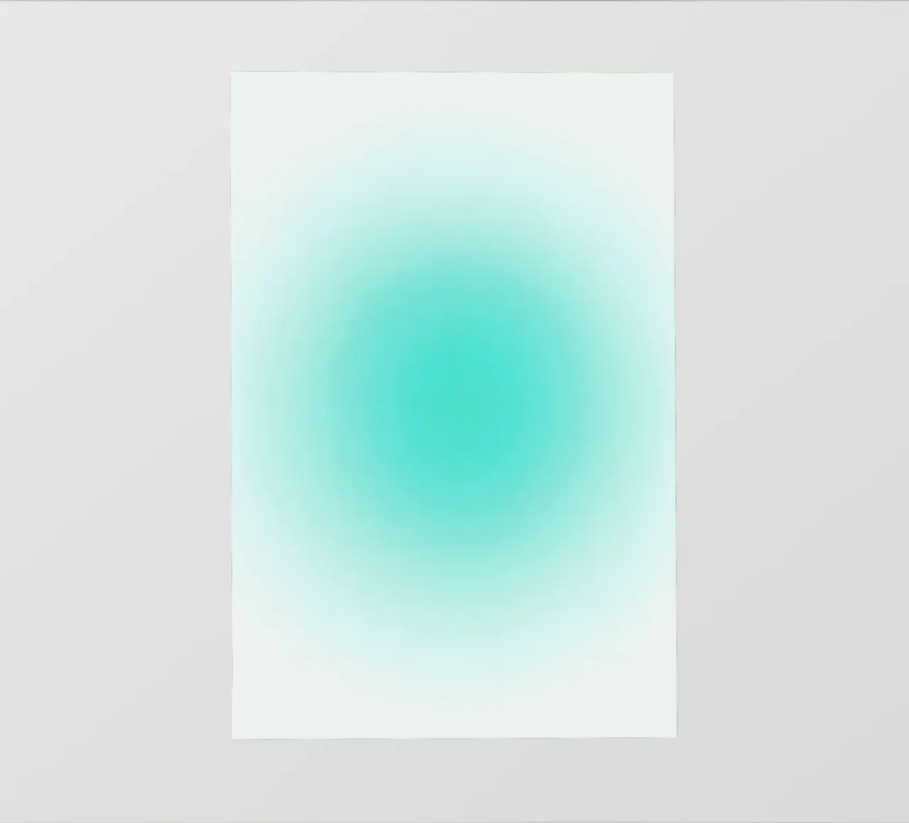 Glow Forms - Mint Cloud fotobehang van SMPLE