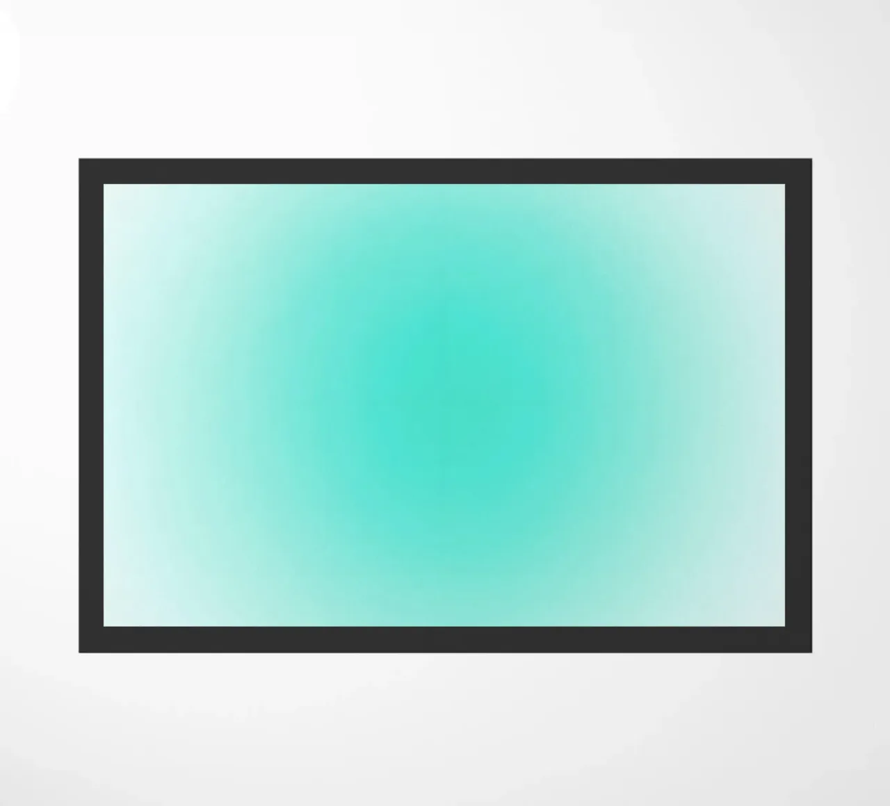 Glow Forms - Mint Cloud deurmat van SMPLE