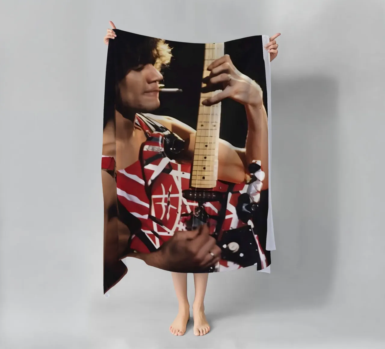 "Eddie Van Halen telo mare da Low poly art