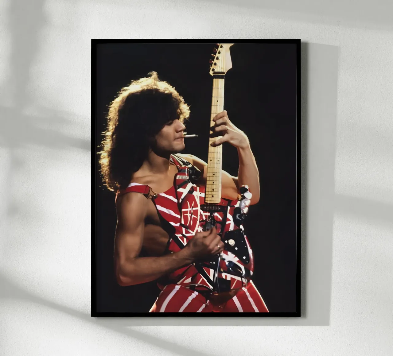 "Eddie Van Halen hahnemühle by Low poly art