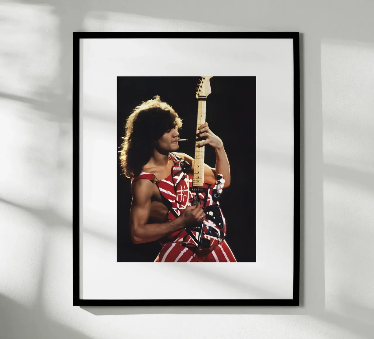 "Eddie Van Halen hahnemühle by Low poly art
