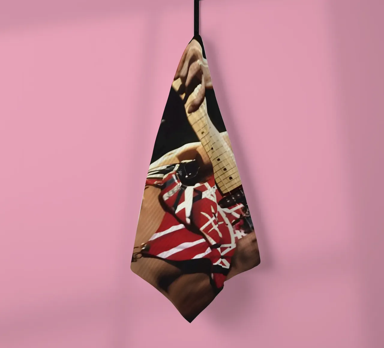 "Eddie Van Halen canovaccio da cucina da Low poly art