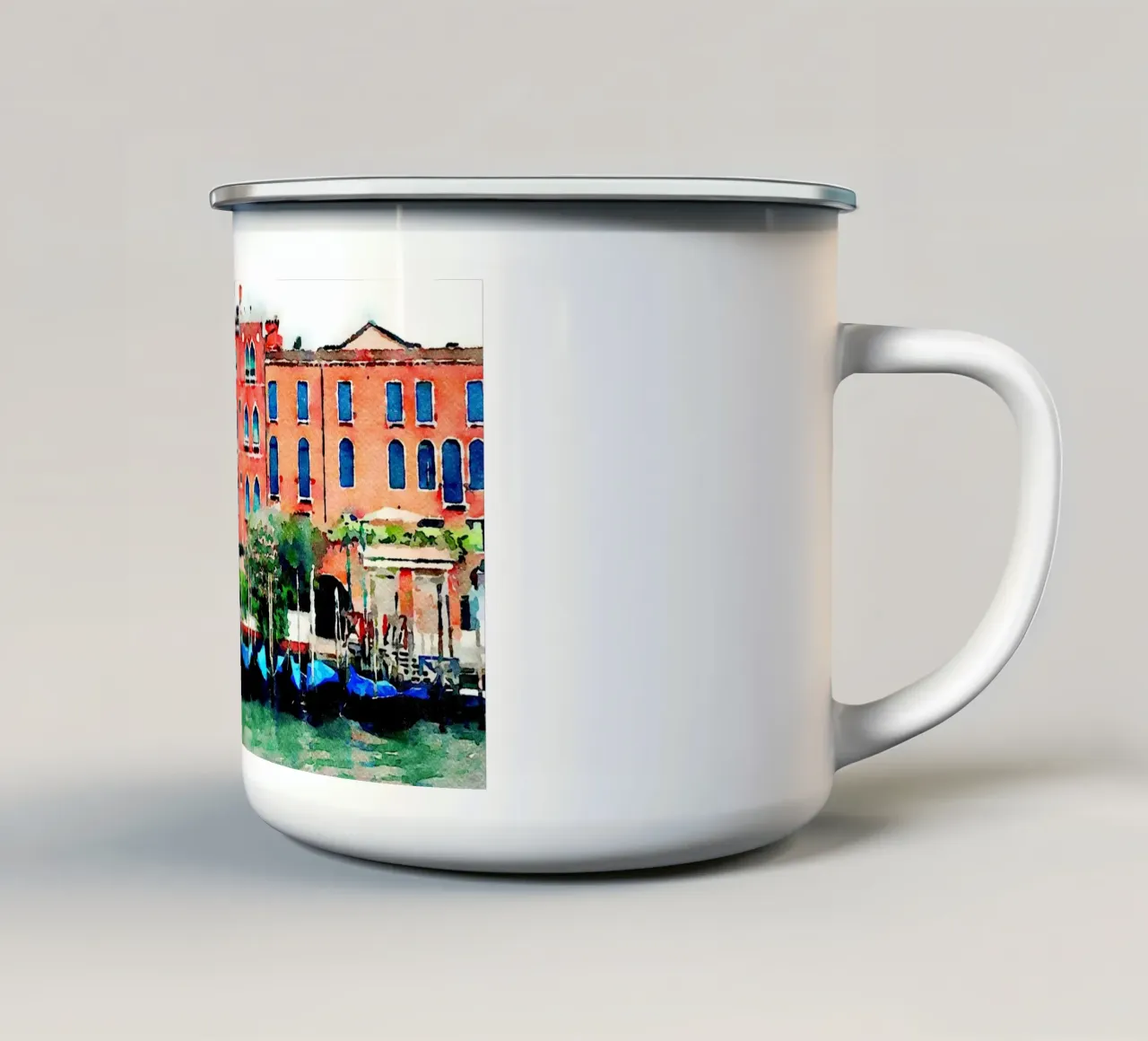 Venezia tazza in smalto da Massimo Frascogna