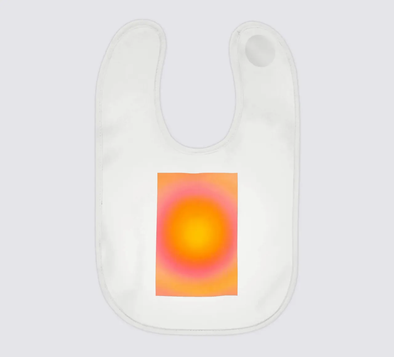 Glow Forms - Peach Light baby bib by SMPLE