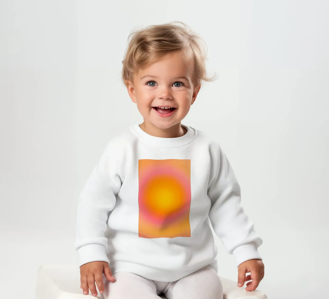 Glow Forms - Peach Light sudadera de bebé de SMPLE