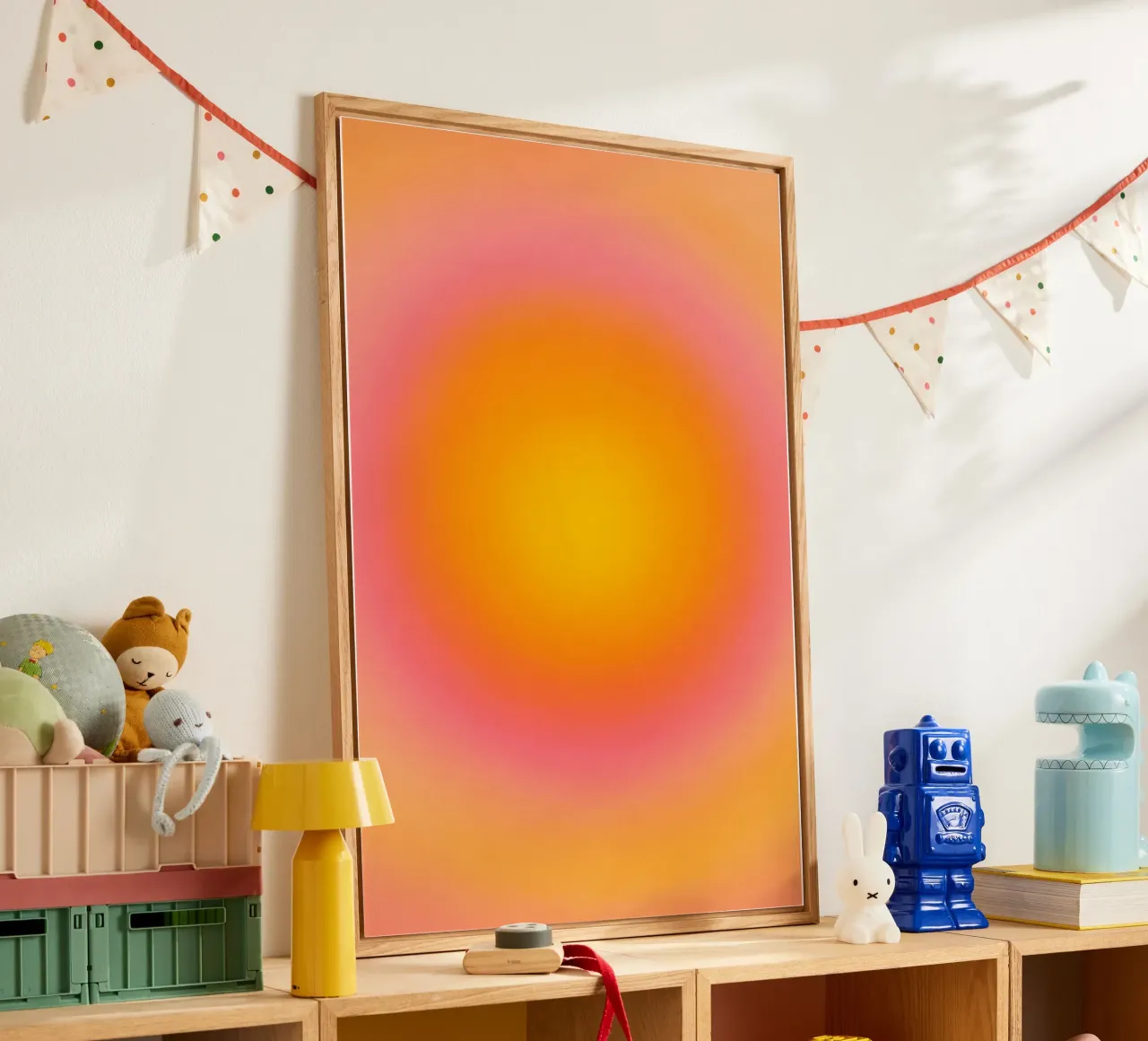 Glow Forms - Peach Light Acryl-Glas von SMPLE