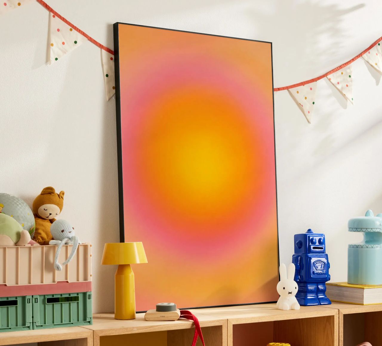 Glow Forms - Peach Light alluminio dibond da SMPLE