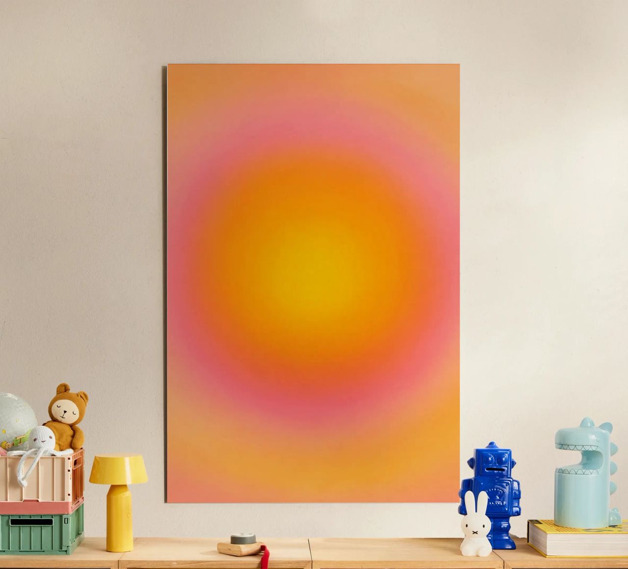 Glow Forms - Peach Light alluminio dibond da SMPLE