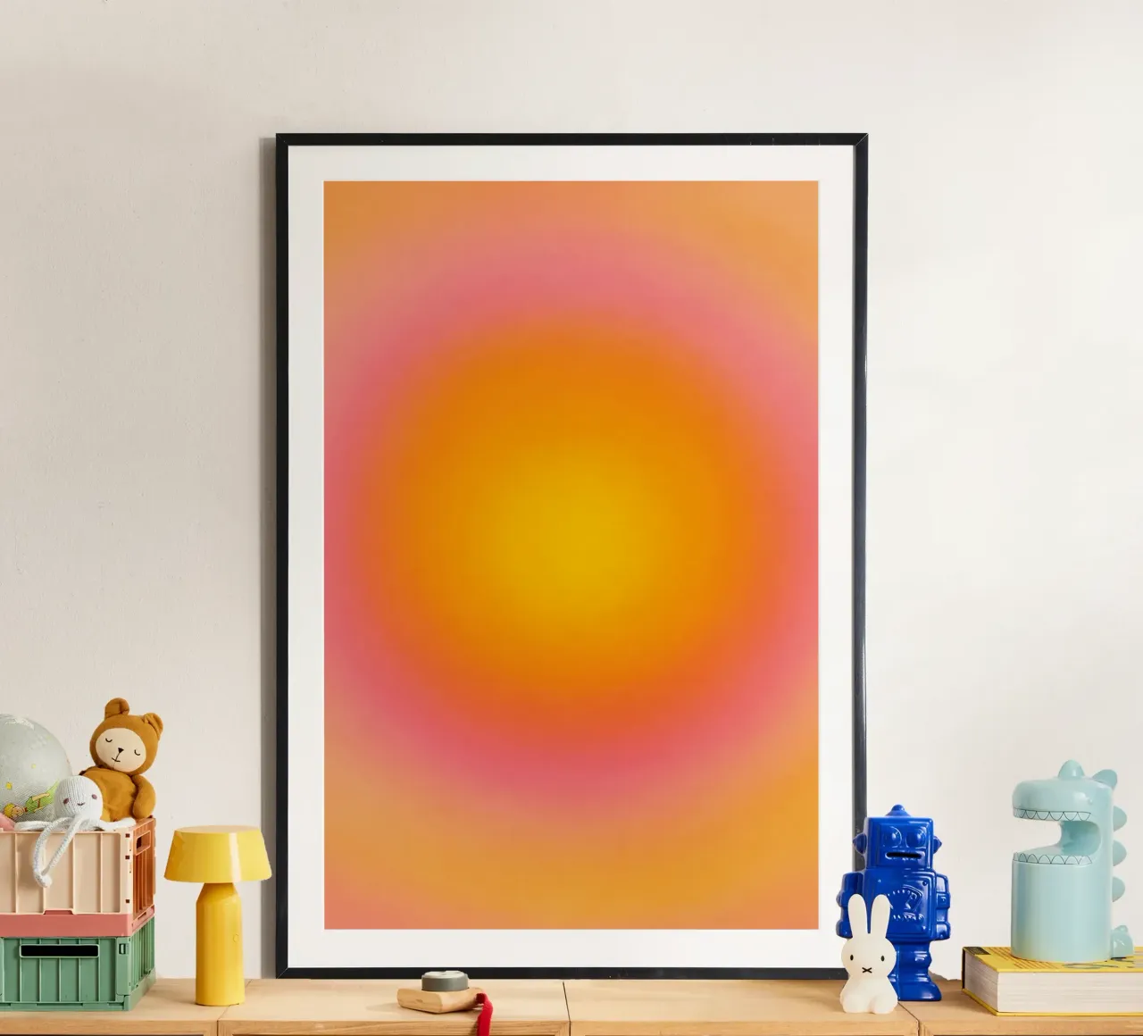 Glow Forms - Peach Light carta hahnemühle da SMPLE