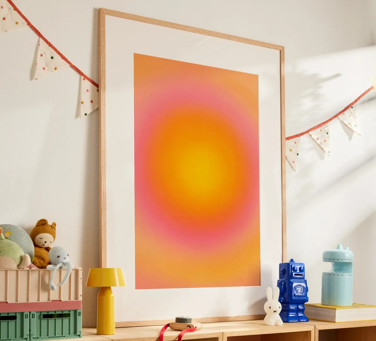 Glow Forms - Peach Light carta hahnemühle da SMPLE