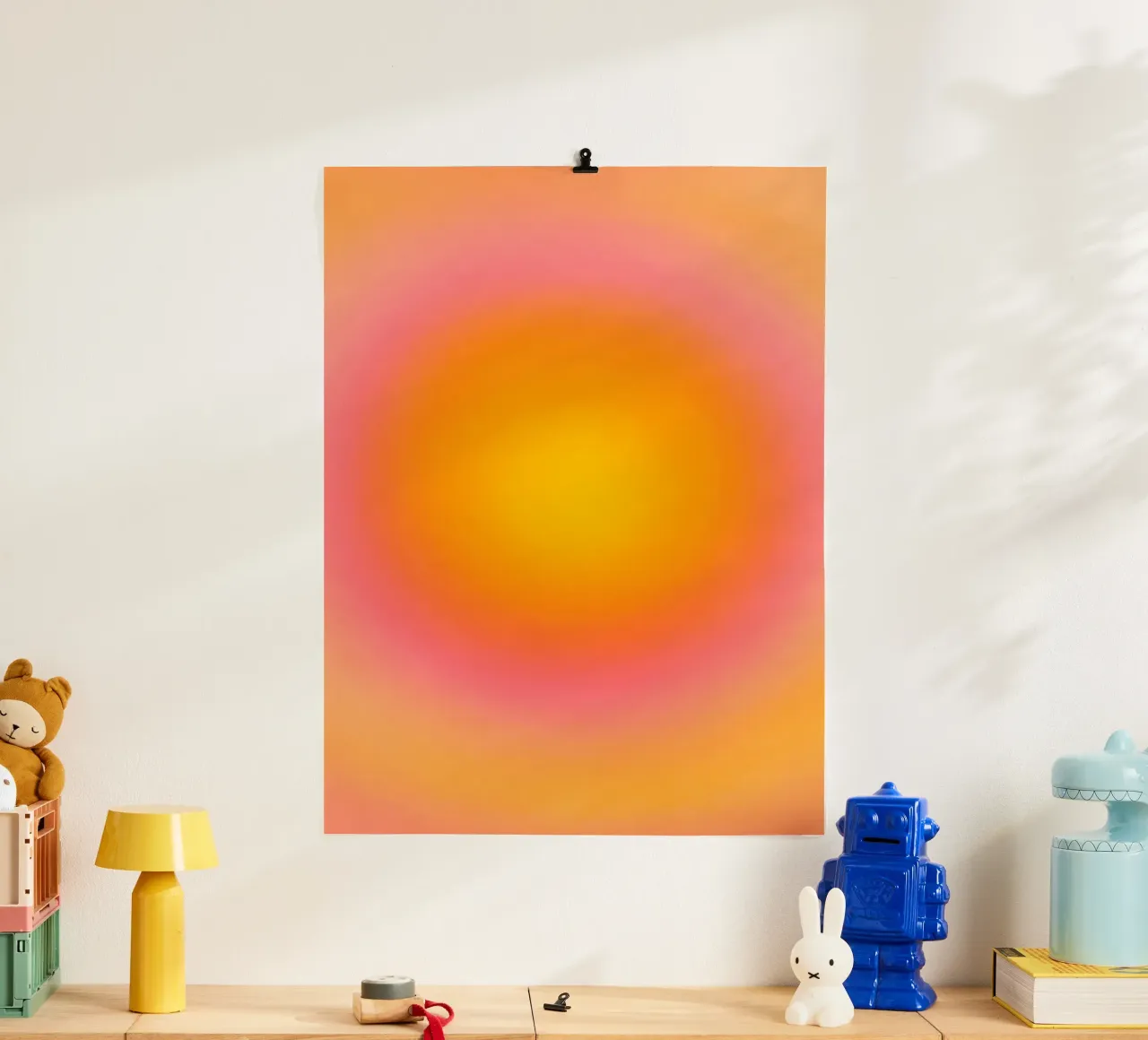 Glow Forms - Peach Light carta hahnemühle da SMPLE