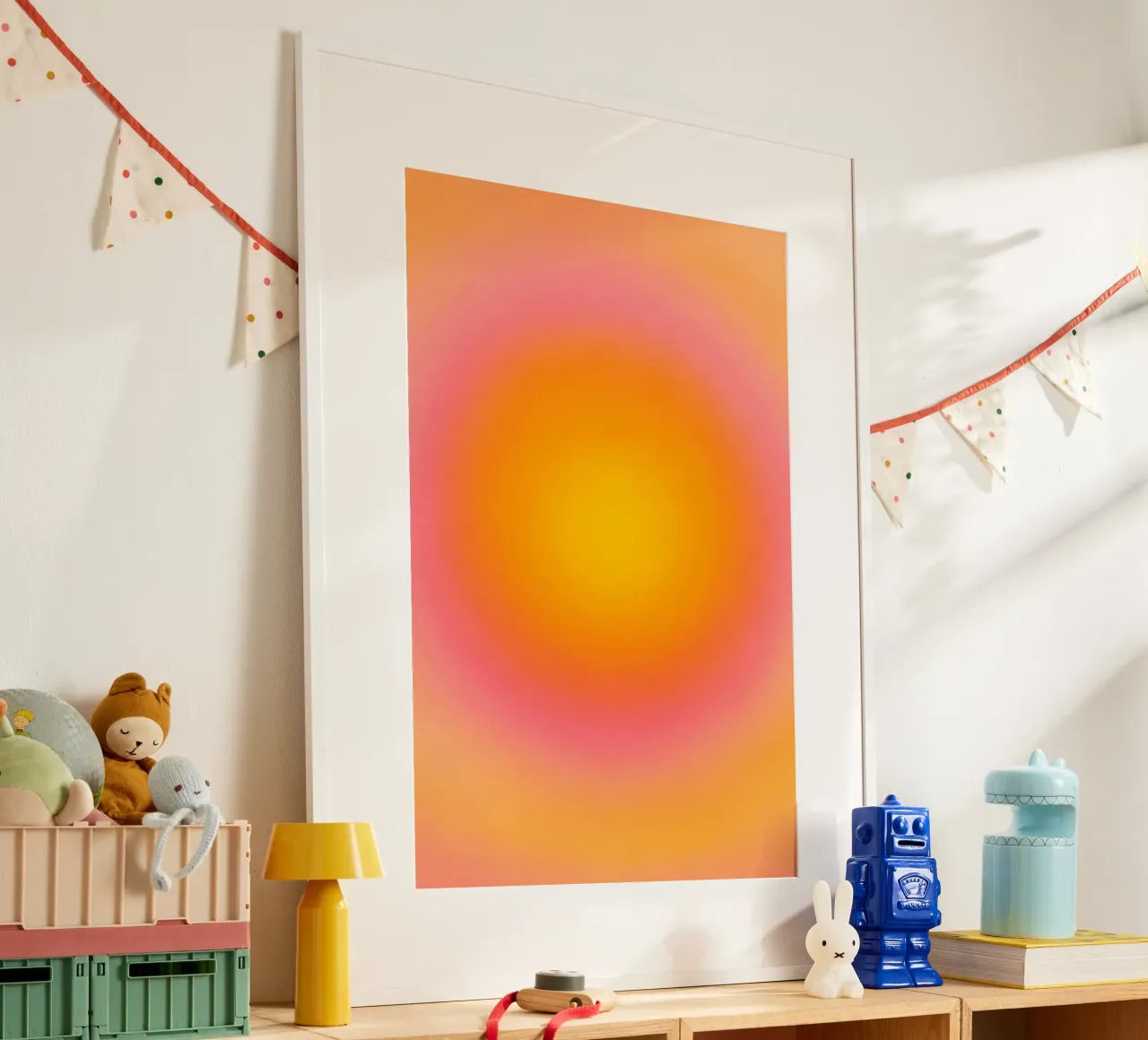 Glow Forms - Peach Light carta hahnemühle da SMPLE