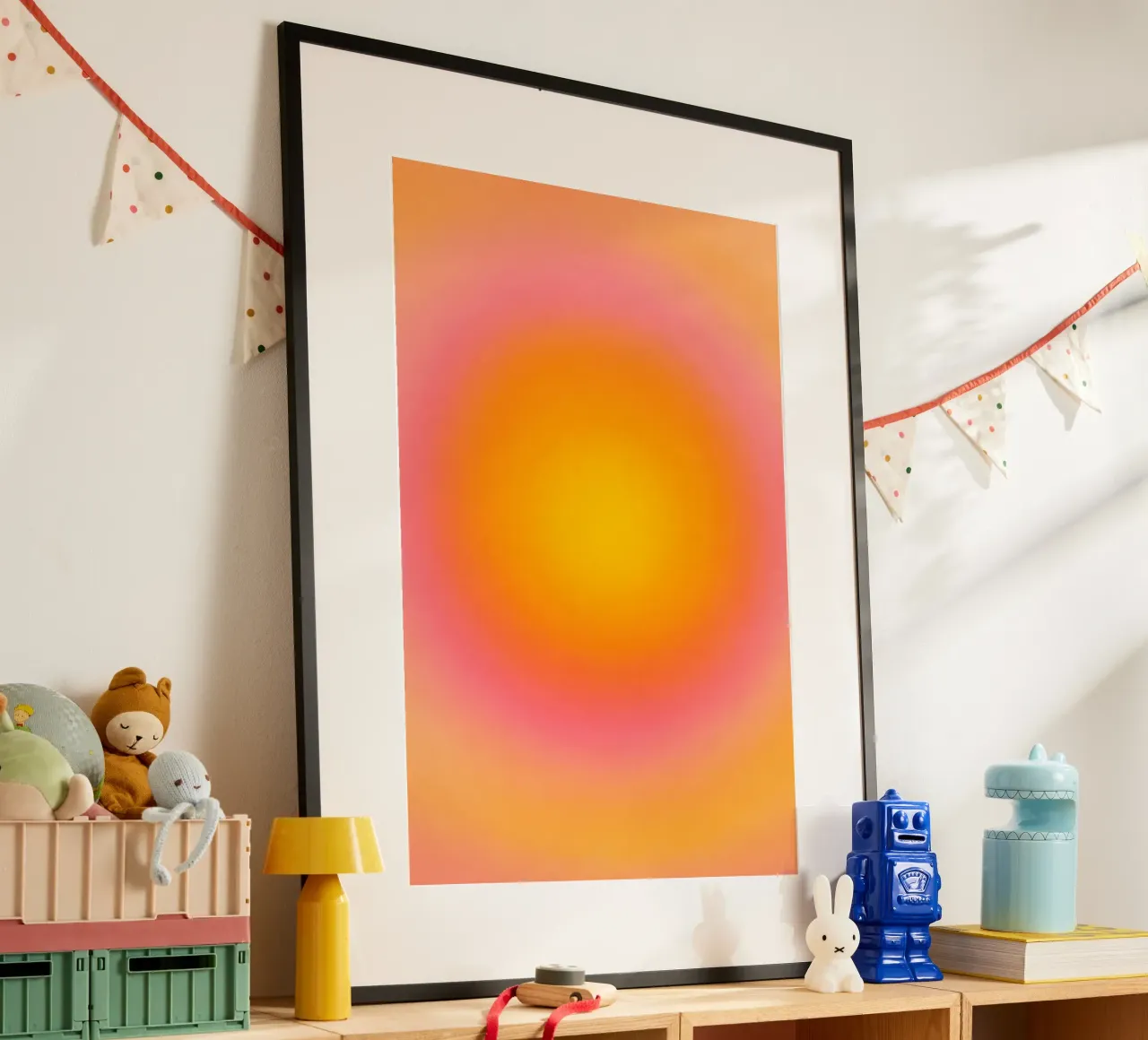 Glow Forms - Peach Light carta hahnemühle da SMPLE