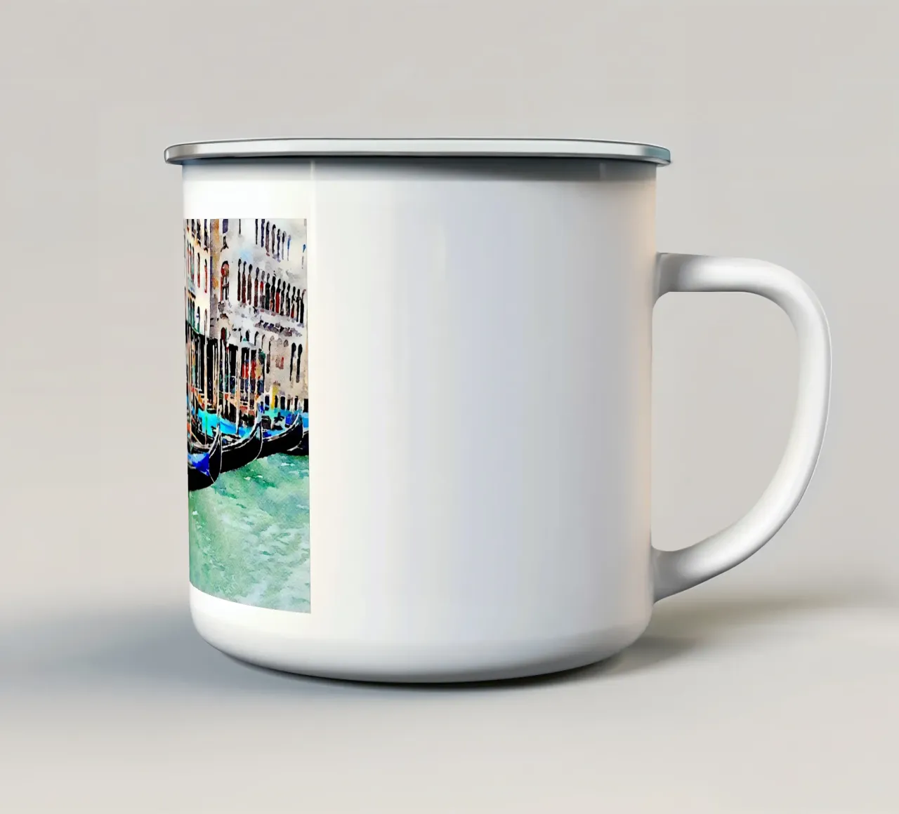 Venezia tazza in smalto da Massimo Frascogna