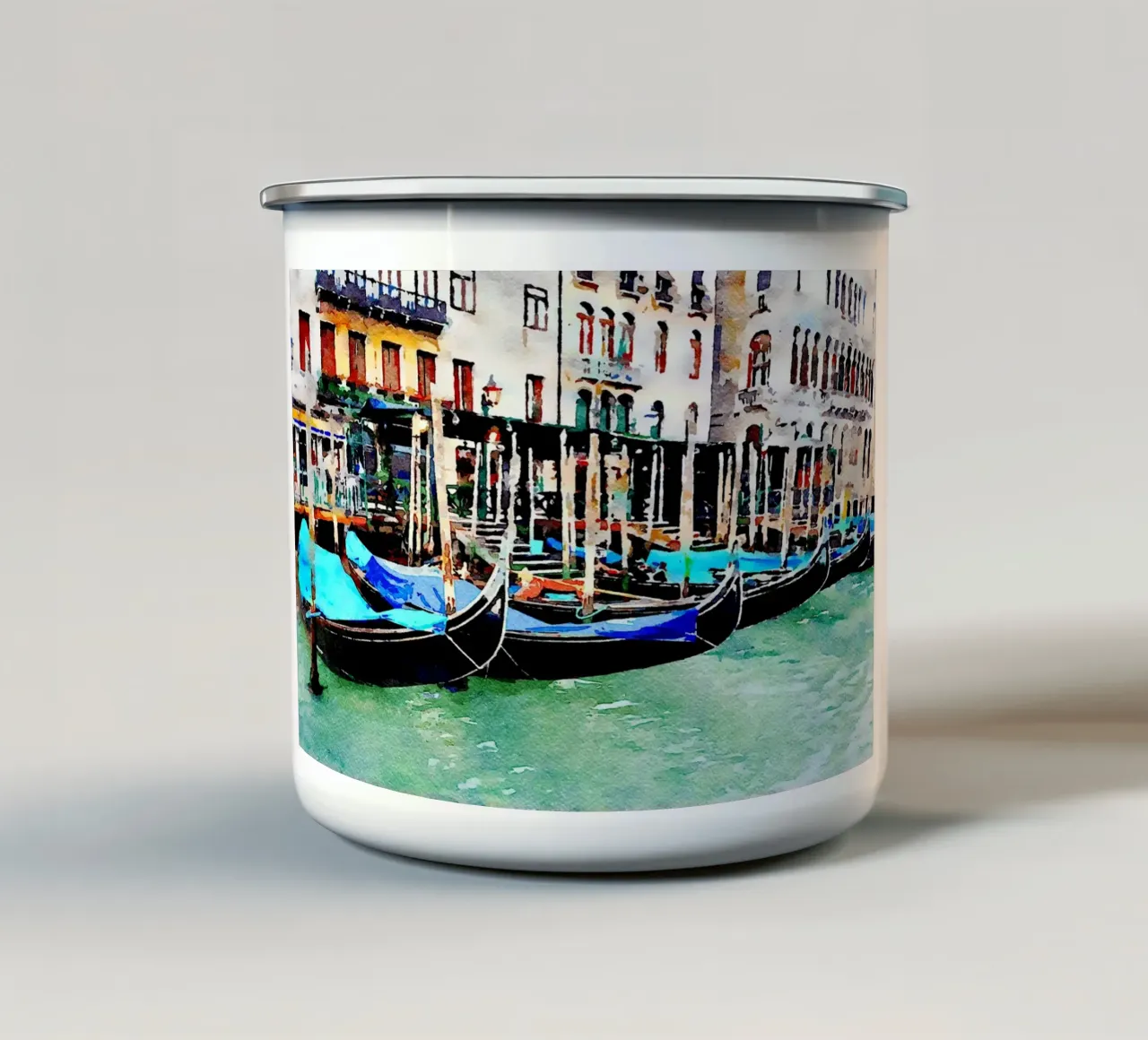 Venezia tazza in smalto da Massimo Frascogna