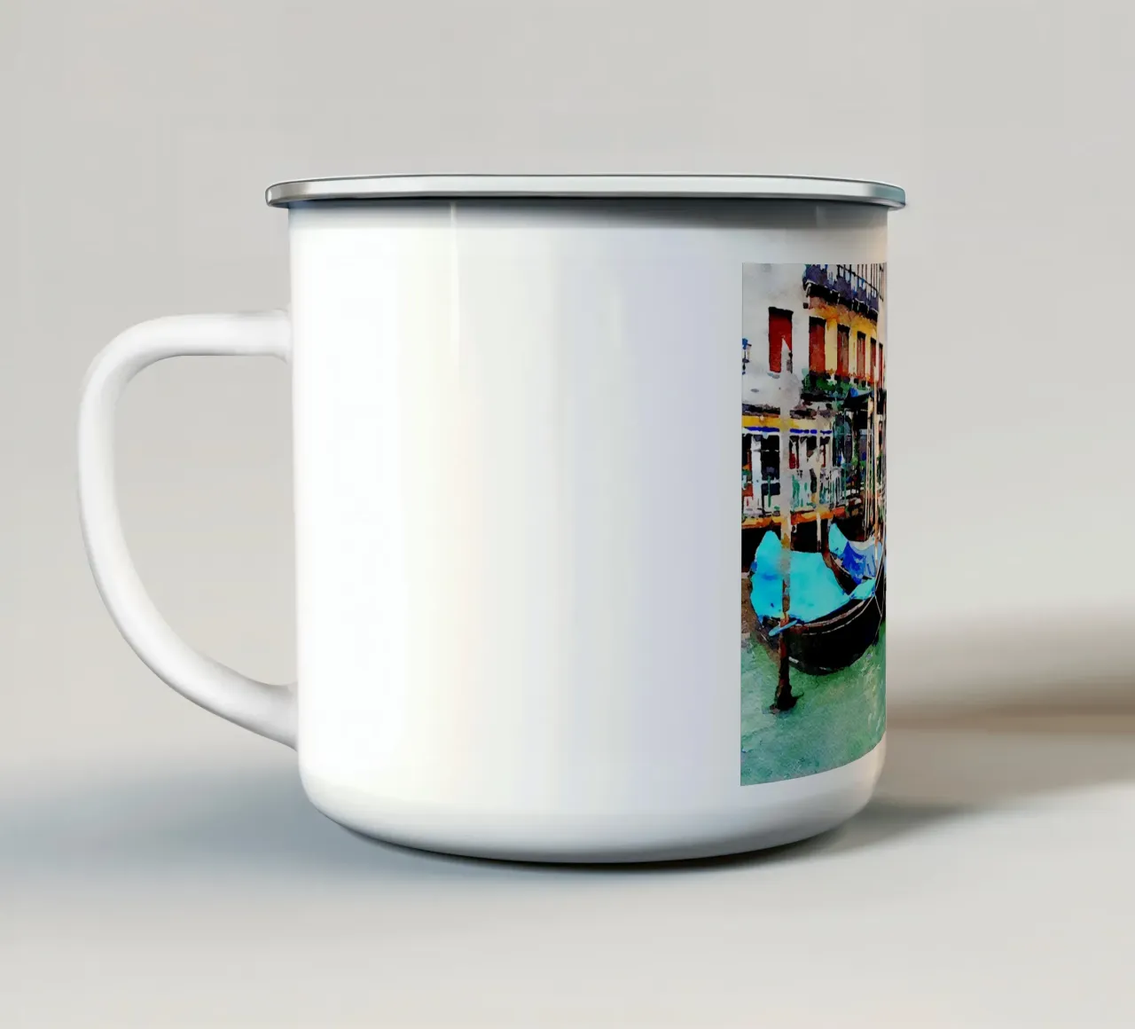 Venezia tazza in smalto da Massimo Frascogna