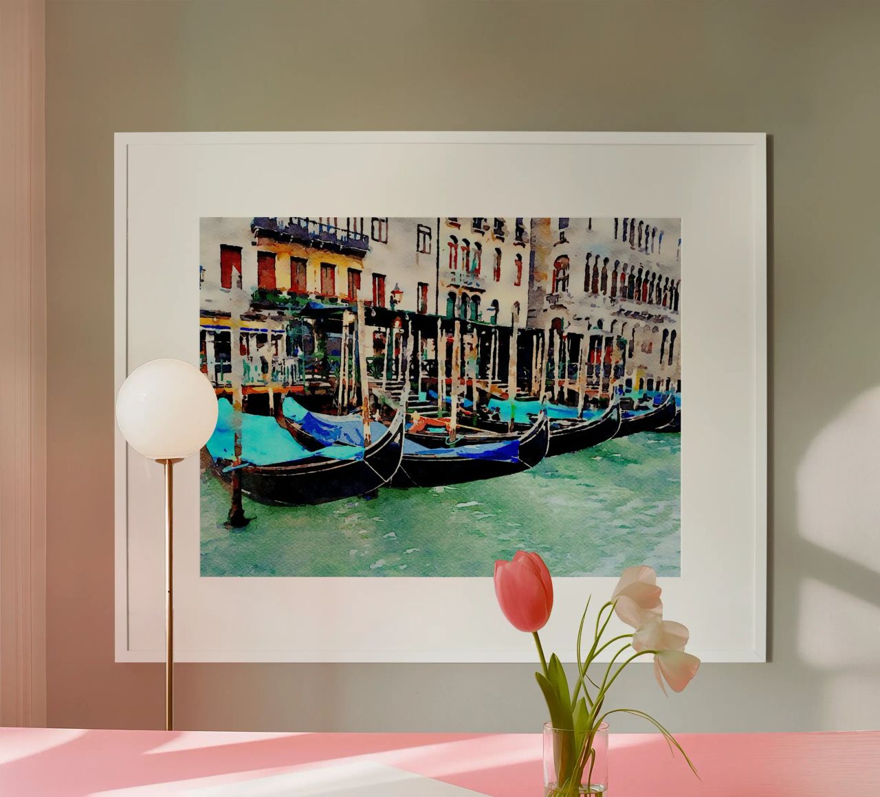 Venedig Poster von Massimo Frascogna