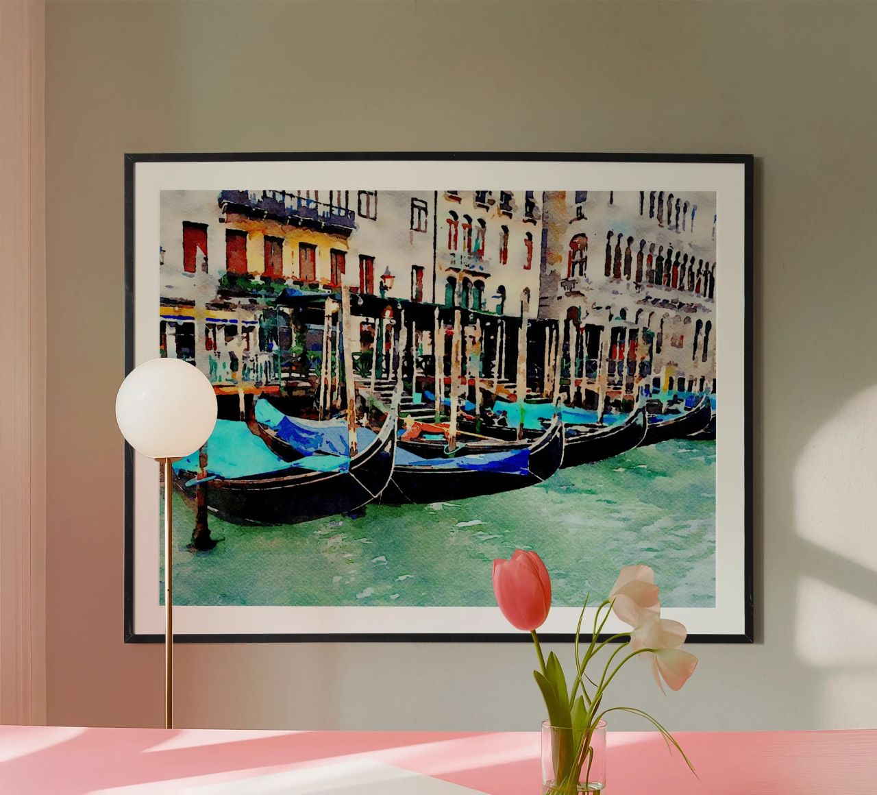 Venedig Poster von Massimo Frascogna