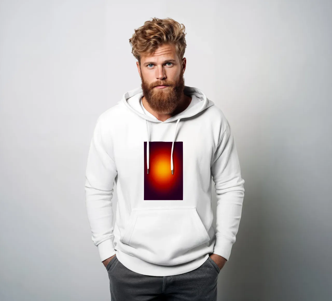 Glow Forms - Inner Fire felpa con cappuccio da SMPLE