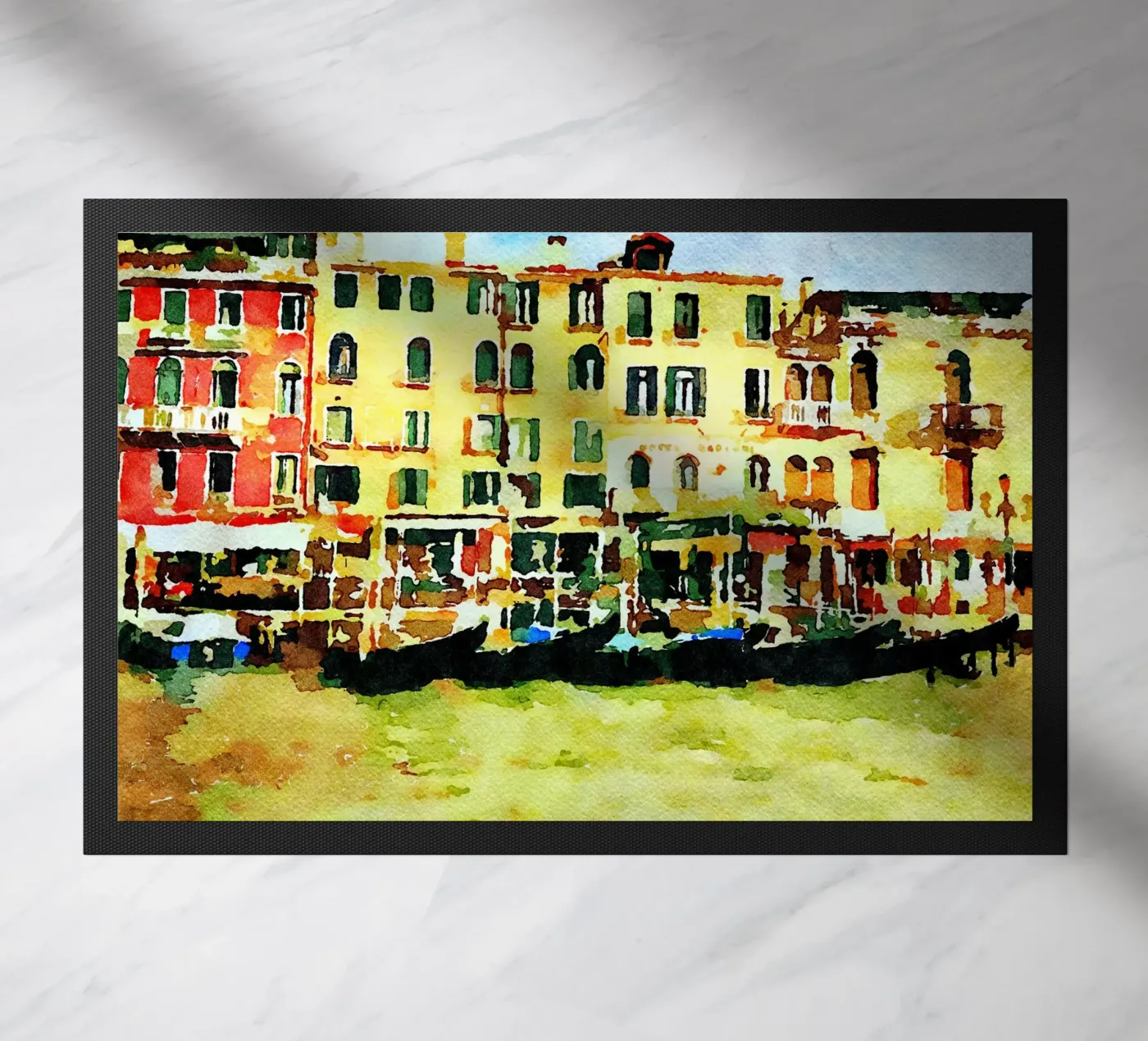 Venedig Fußmatte von Massimo Frascogna