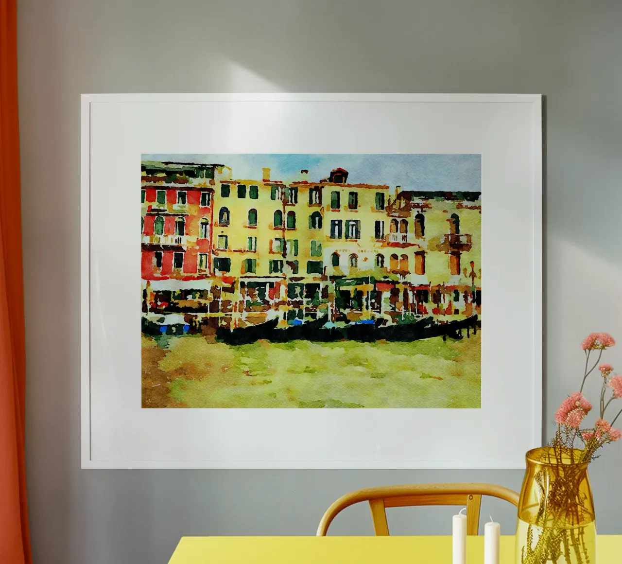 Venezia poster con telaio in alluminio da Massimo Frascogna
