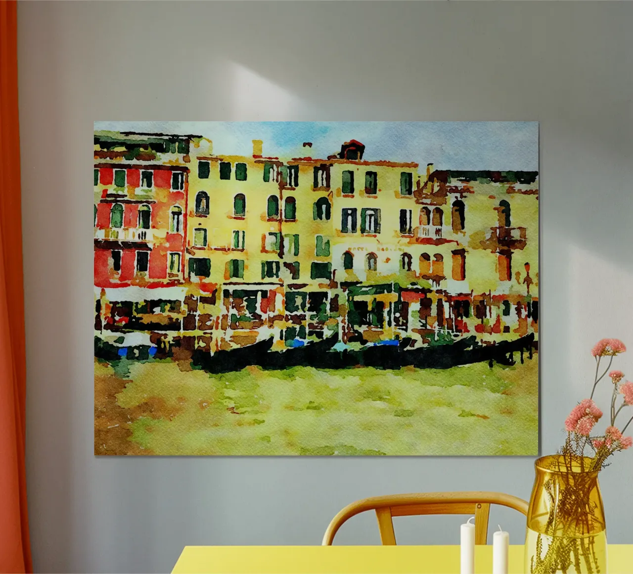 Venezia poster con telaio in alluminio da Massimo Frascogna