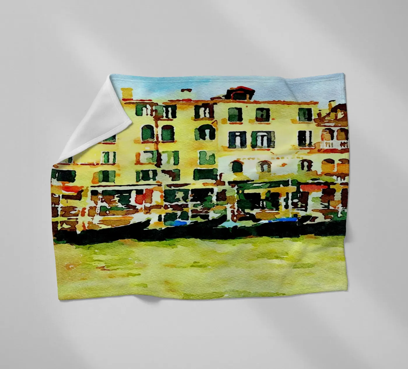 Venice Fleecedecke von Massimo Frascogna