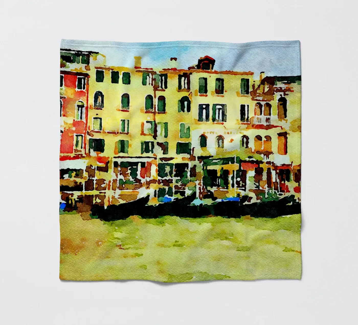 Venice Fleecedecke von Massimo Frascogna